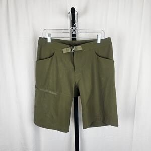 Arc'teryx Lefroy Short 11" Olive Green Technical Hiking Shorts Size 34